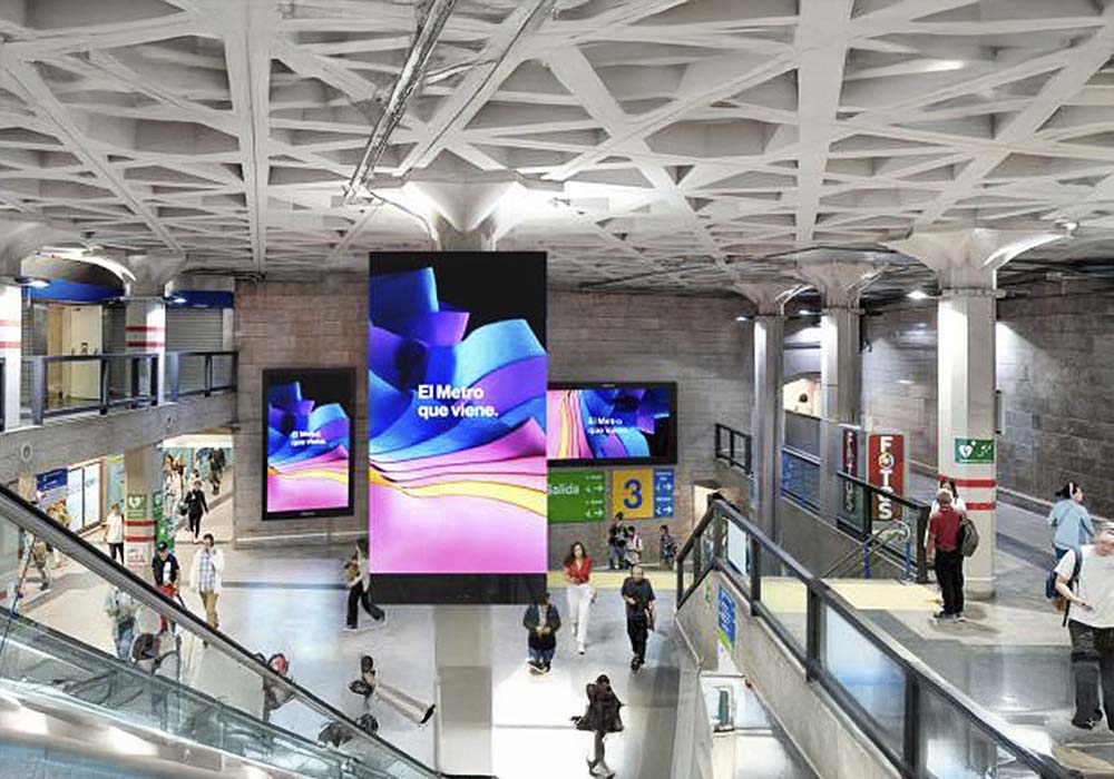 Publicidad Metro Madrid Digital CIRCUITO ICONICO NUEVOS MINISTERIOS